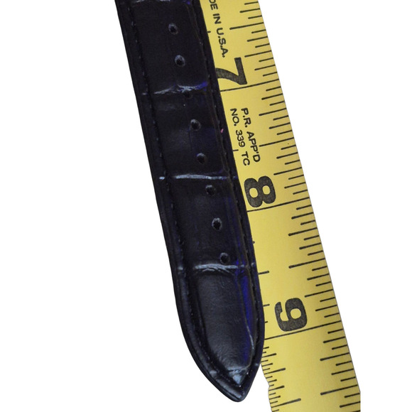 Accutime Mens Watch Large black dial tachymeter style New Battery Thin Stylish - Picture 11 of 11